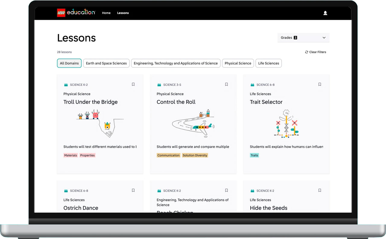 Lego Education Teacher Portal
